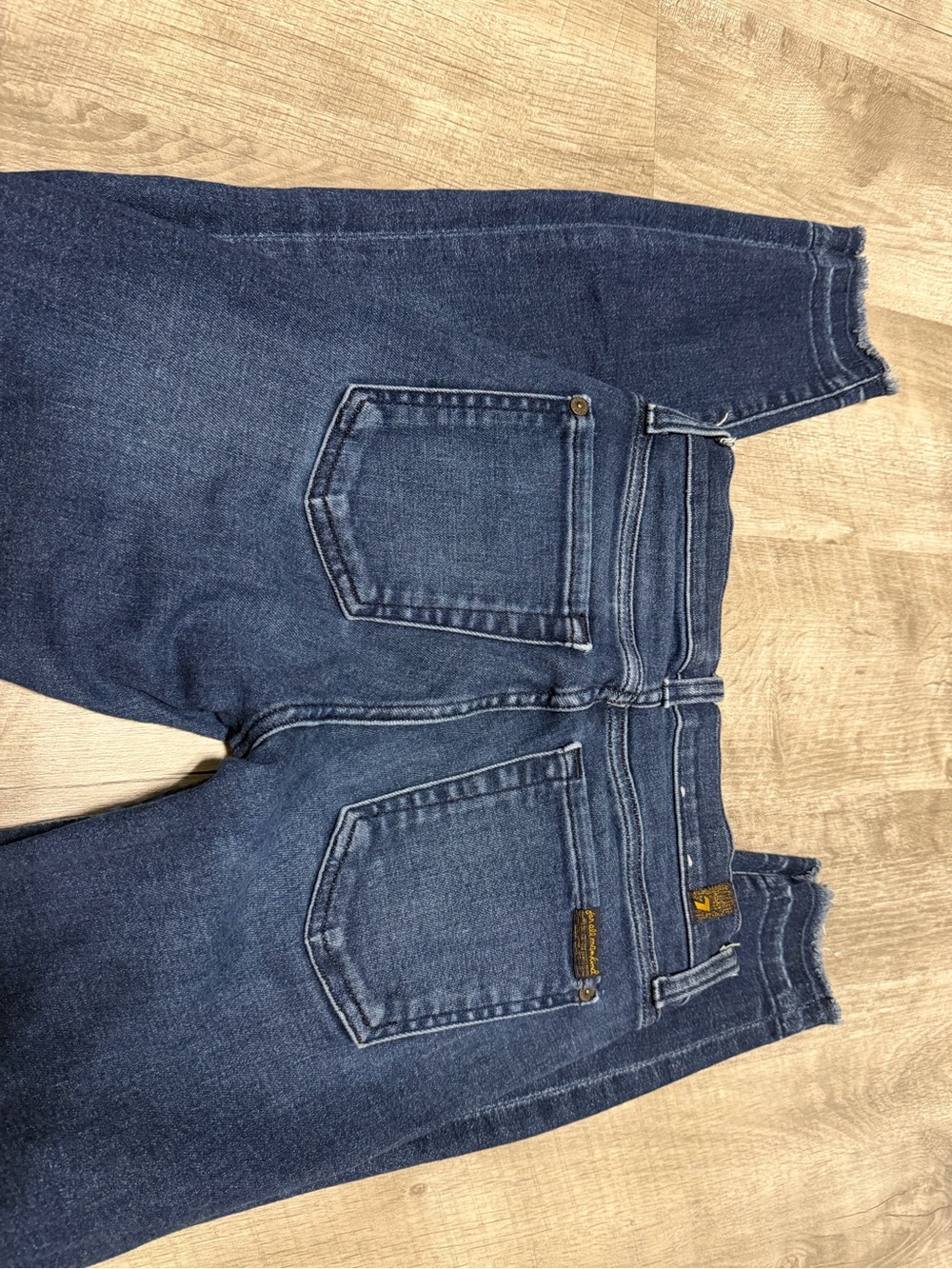 7 For All Mankind Indigo Blue Jeans
